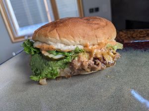 Where Art Thou Romeo Burger at Romeo's in Asheville