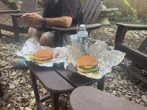 Delicious build your own burgers 🍔   at Romeo's in Asheville