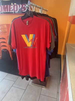 They have cool T-shirts too!  at Romeo's in Asheville