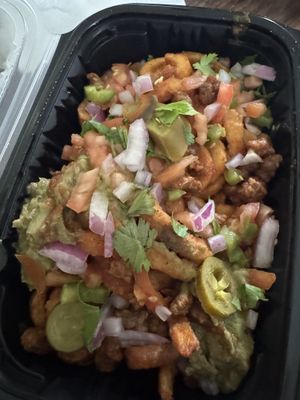 Loaded fries  at Bubbakoo's Burritos  in Springboro