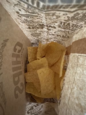 Tortilla chips  at Bubbakoo's Burritos  in Springboro