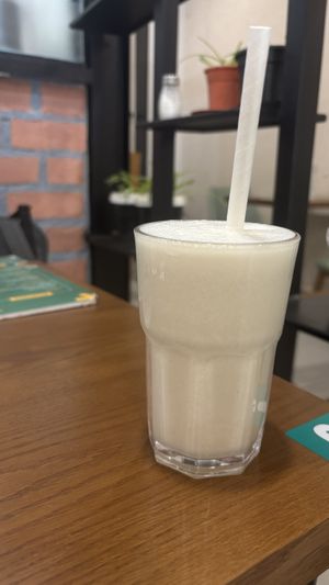 The yummy buttermilk  at Rollinplantz in Bangalore