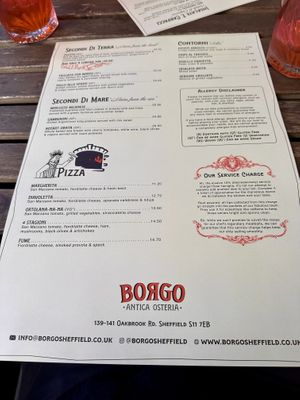   at Borgo Antica Osteria in Sheffield