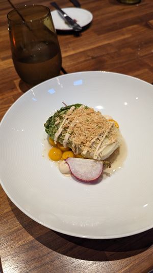 Gegrilltes Salatherz Misomayo at Restaurant VOLT in Berlin