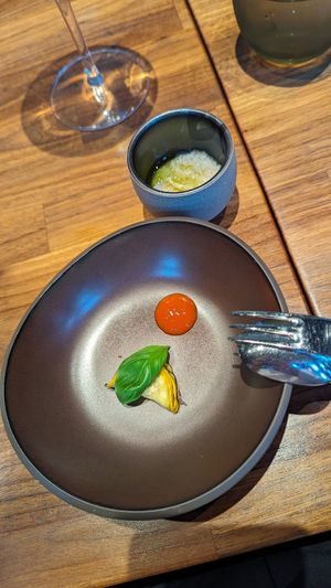 Zucchini Avocado Paprika at Restaurant VOLT in Berlin