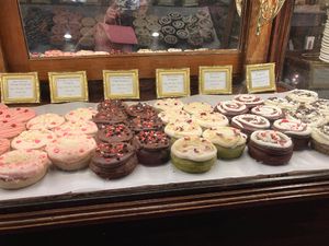 New cafe vegan donuts  at Fawkes Coffee Shop in Edmonton