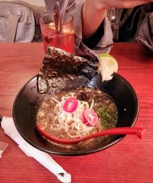 Shoyo Tonkotsu (without corn) at Vegan Ramen Mei - Roma in Mexico City