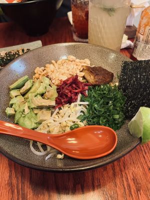 Un plato  at Vegan Ramen Mei - Roma in Mexico City