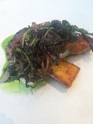 Fourth dish at Chefs à Table in Paris