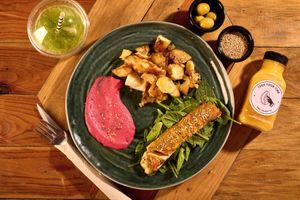 Protein plates at Ditxo in Mallorca