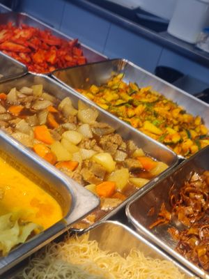 Assorted dishes ~ 9/10/21 at Kwan Inn Vegetarian 观音斋 - Chinatown in Central Singapore