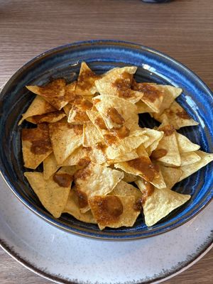 Nacho chips   at Valkyrjan Bistro & Bar in Reykjavik