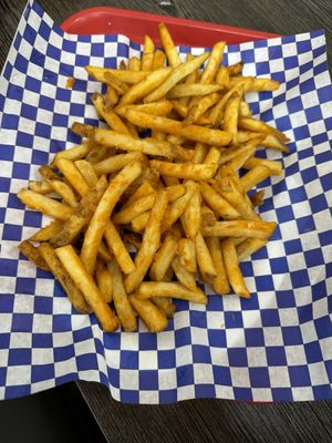 Call vegan favorite french fries  at Pizza Bros in Visalia