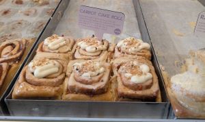 Carrot Cake Roll at Cinnamood in Bremen