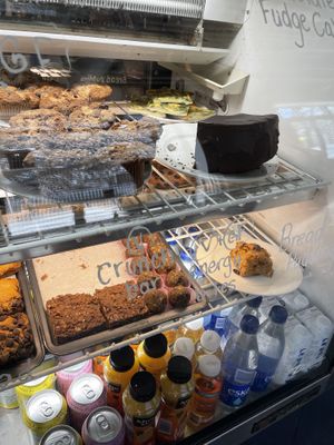 Pastry case  at Planet Coffee in Ottawa