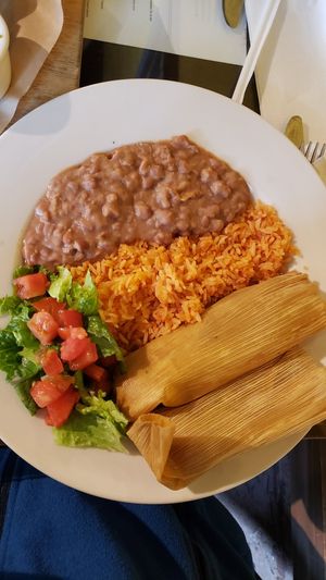 Vegan tofu tamales at J and R Tacos in Merced