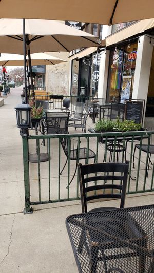 Nice Outdoor seating. at J and R Tacos in Merced