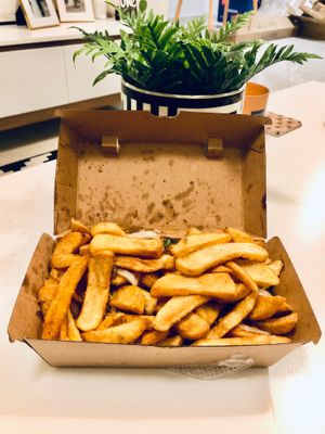 Salt and pepper chips at The Great Wall Chinese Takeaway in Dubai