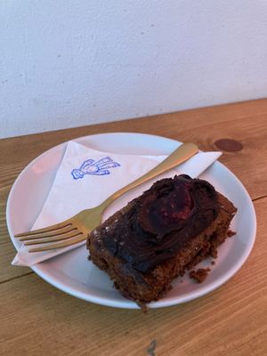 Chocolate & cherry cake at Giant Coffee in Margate