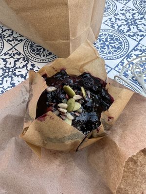 Blueberry muffinns  at Giant Coffee in Margate