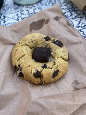Dark chocolate & sea salt cookie  at Giant Coffee in Margate