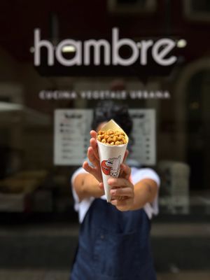 C’È CECE? - Tasty crunchy chickpeas
 at Hambre Street Food in Verona