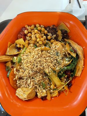 Dry mala - extra spicy  #Veganuary at Zhang Liang Malatang in Haymarket