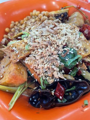 Dry mala extra spicy  #Veganuary at Zhang Liang Malatang in Haymarket