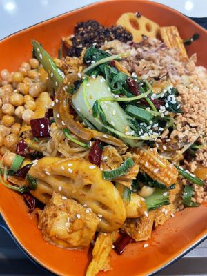 Medium spicy 24$ #Veganuary at Zhang Liang Malatang in Haymarket