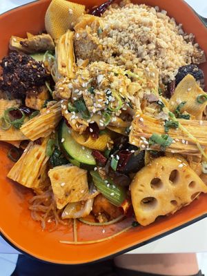  Vegan dry mala - medium spicy   at Zhang Liang Malatang in Haymarket