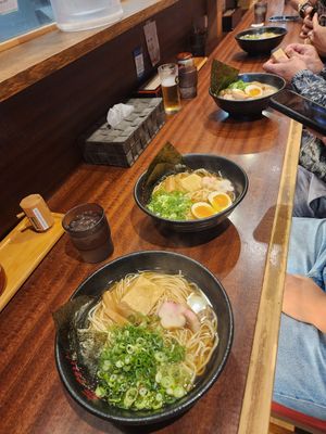 Vegan option in front, vegetarian option behind. at Musoshin Gion in Kyoto