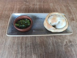 Chilli sin carne Empanada at Laboca in Copenhagen