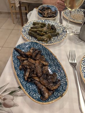 Garlic mushrooms 🍄 at Ali Restaurant in Kos