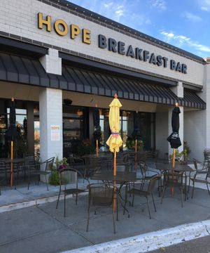 Exterior October 2024 at Hope Breakfast Bar in Edina