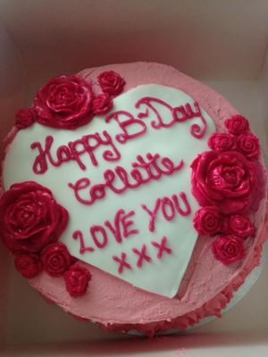 Custom made birthday cake at Cakes 'N' Treats in North West London