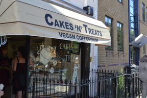 Outside of cakes n treats cafe at Cakes 'N' Treats in North West London