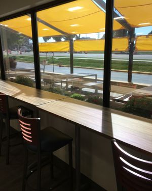 Window seating at D. Brian's Kitchen & Catering  in Edina