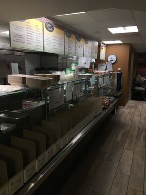 Ordering counter at D. Brian's Kitchen & Catering in Bloomington