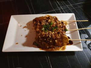 Satay Tempeh at Kelurah in Brussels