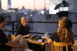 Social Vibes on a city view at Battuta Rooftop in Amman