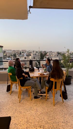 Lunch on a view at Battuta Rooftop in Amman