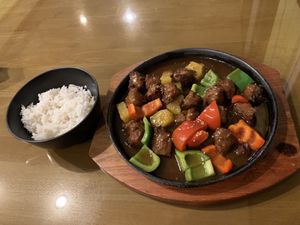 Sweet and Sour Soy Ribs (no egg) at Naturalis Te in Santiago De Los Caballeros