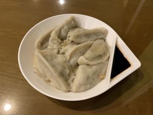 Steamed dumplings  at Naturalis Te in Santiago De Los Caballeros