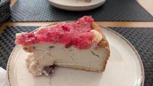 vegan sernik at VEGE kuchnia roślinna in Skoczow