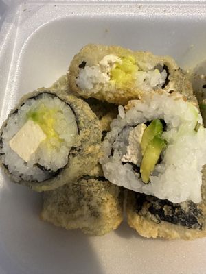 3 same rolls in one delivery   at Mr Sushi - Chapinero in Bogota
