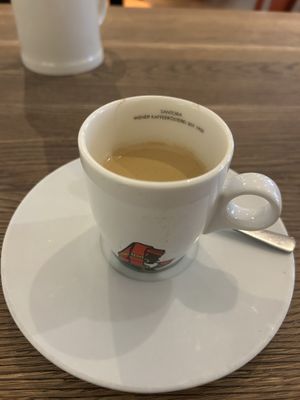 verlängerter (americano)  at The Hummus Workshop in Vienna