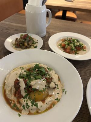 ratatouille hummus  at The Hummus Workshop in Vienna