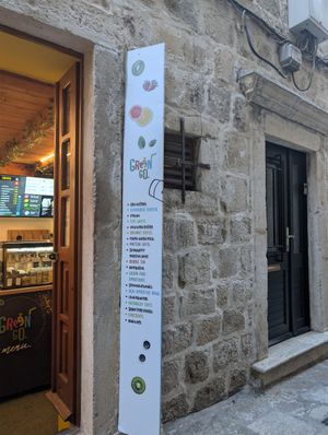  at GreenGo Juices Smoothies & Coffee to go in Dubrovnik