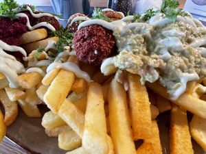 Falafel Pommes   at POTTkantine in Luedinghausen