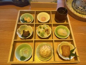 Appetizers at Loujiashan Museum in Shanghai